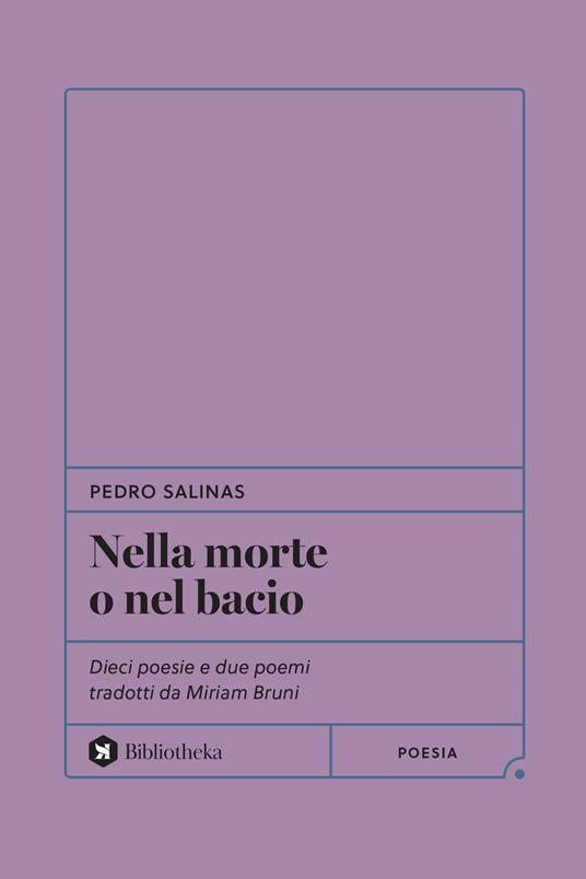 Fronte Nella morte o nel  bacio 